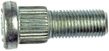 7/16-20 Serrated Wheel Stud - .570 In. Knurl 1-3/8 In. Length