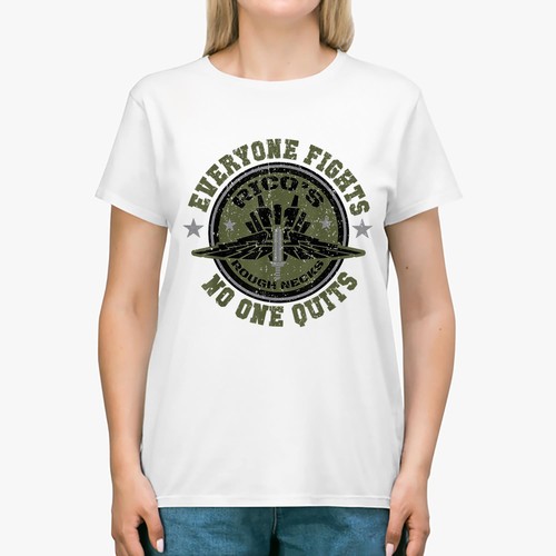 Vintage Mobile Infantry Ricos Roughnecks Vintage T Shirt Men Women Fashion NEW - Picture 4 of 9