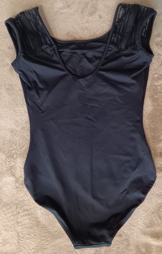 Ballett Trikot Body Bloch Mirella M5044LM, mit Spitze, Gr. S, schwarz - Bild 2 von 11