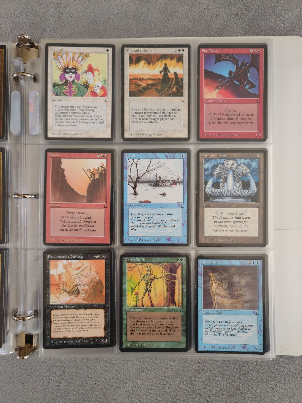 The Dark Complete Set MTG Magic the Gathering 1994 Vintage Legacy