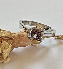 Turkish Diaspore Sultanit Color Change Ring 925K Silver, No US Import fees!