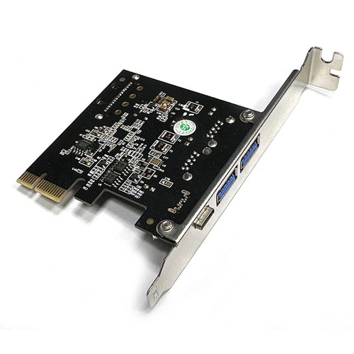 PCIE to USB 3.1 Type C & 2 Port USB 3.0 Type A PCI Express Adapter Card SATA 15P - Photo 3/5