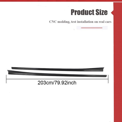 Se adapta a BMW Serie 8 G14 G15 840i M850i 2019UP faldones laterales extensión labio carbono - Imagen 13 de 17
