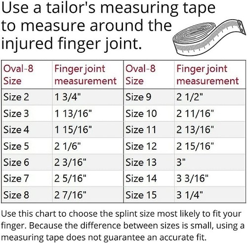 3-Point Products Oval-8 Finger Splint - Size 11 - Picture 2 of 5
