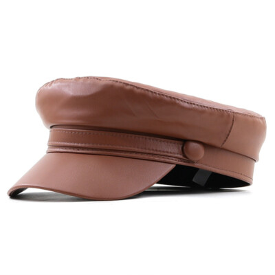 NKINT vegan leather sailor hat