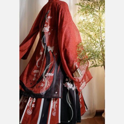 Traditionelles chinesisches Hanfu Kleid Damen Herren Karneval Cosplay Kostüm alte Sets - Bild 3 von 18