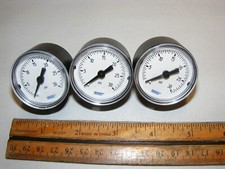 (3) Wika Gauge Lot 1 1/2" 0 - 30   -  (jms1)