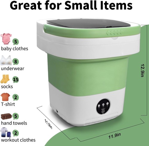 15L Portable Mini Washing Machine with 3 Cleaning Modes - Foldable & Compact - Picture 4 of 9