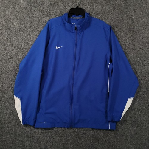 Nike Dri Fit Trainingsjacke Herren XL Blau Dri Fit Active Full Zip Training Golf