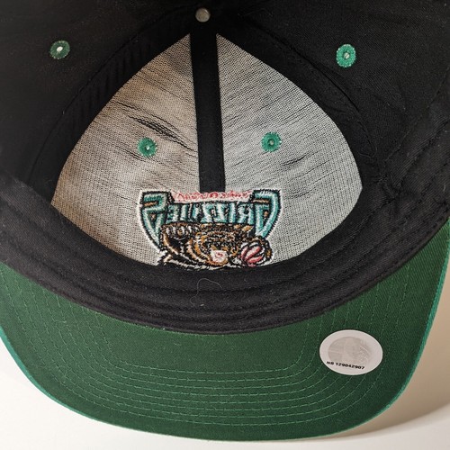 Vancouver Grizzlies Snapback Hat Adidas Hardwood Classics Black Retro NBA VTG - Picture 12 of 14