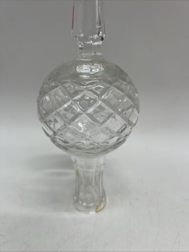 Bleikristall Christbaumspitze 10 1/4" geschliffenes Glas von Godinger - Bild 8 von 12