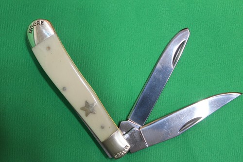 Moore Maker 5202  TX  Texas Trapper Knife White Bone 2021 NIB - Picture 10 of 12