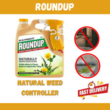 Roundup Natural Weed Control Spray & Refill 3L – Glyphosate-Free, Ready to Use 6.33 per litre