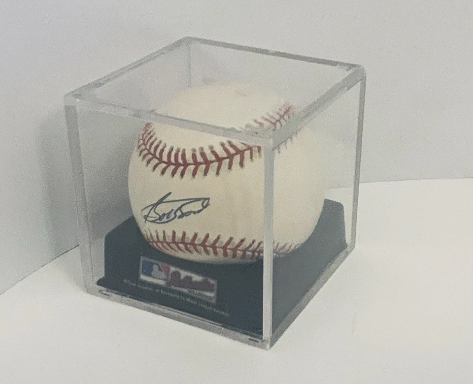 BOBBY BONDS 签名官方全国联赛棒球! 巨人、天使、印第安人! — 第 3/4 张图片