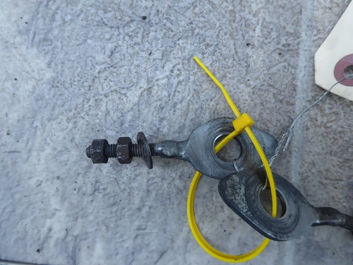 1976 Kawasaki KM100 K671. rear wheel adjusters - Picture 3 of 4