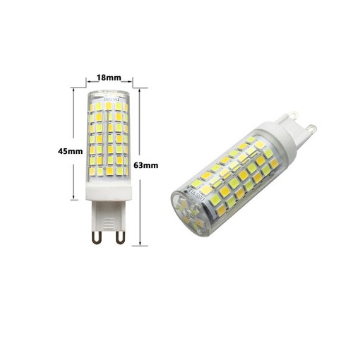 1x 4x 10x 220V Tricolor 5W - 15W G9 Mini LED Corn Bulb 3000-6000K Light Lamps - Picture 21 of 21