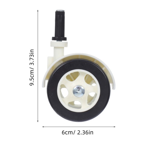 4 Pcs Silent Universal Wheel Baby Stroller Replacement Parts Walker Repairs - Bild 11 von 12