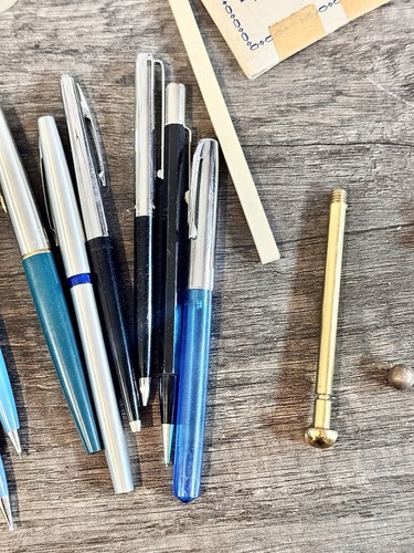 Parker 45 Green/Chrome Cartridge Fill Fountain Pen, Shaeffer, Pentel, Autopoint, - Picture 4 of 5
