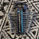Combination Wrench Set Metric 11-Piece Chrome Vanadium Steel Organized