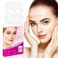 evpct 256Pcs Face Facial Medical Wrinkle Tapes Wrinkle Patches for Face Wrink...