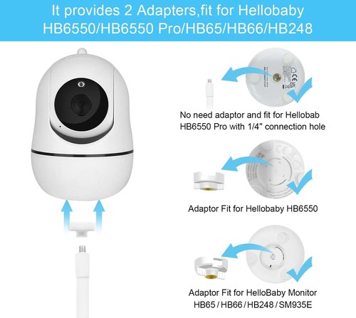 67" Adjustable Height Baby Monitor Floor Stand Holder Compatible with... - 第 3/8 張圖片