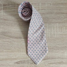 Hermes Paris Silk Tie 5272 SA Animals