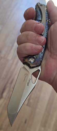 Kizer Torngat Klappmesser mit CUSTOMIZED Titangriffen S35VN Klingenstahl - Bild 17 von 24
