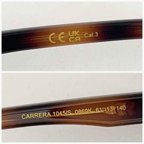 CARRERA 1045/S 086 HAVANA 61/13/140 UNISEX Sunglasses NEW - Picture 4 of 8