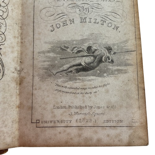 Antique Miniature Paradise Lost A Poem By John Milton Published 1823 Jones & Co - Picture 3 of 11