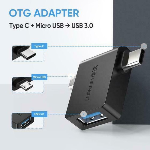 UGREEN OTG Adapter USB C and USB A, 2-in-1 for Android Portable Micro USB - Picture 9 of 21