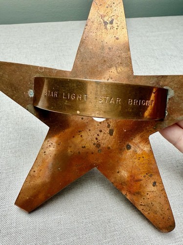 Martha Stewart By Mail Star Light Star Bright Copper Cookie Cutter Vintage