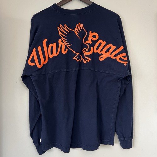 Venley Auburn University War Eagle Spirit Jersey Size Small Cotton Oversized - Bild 1 von 15