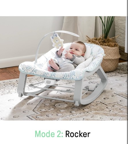 Ingenuity Keep Cozy 3-in-1 Grow with Me Vibrating Baby Bouncer Seat & Infant to - Picture 3 of 14