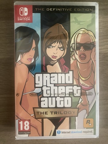 GTA Grand Theft Auto the Trilogy Definitive Edition Nintendo Switch Brand New