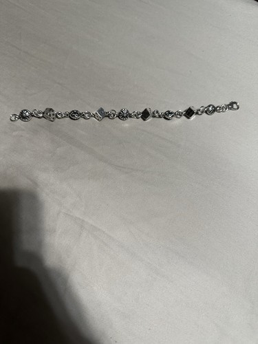 REAL 925 SILVER chrome hearts dice cross bracelet - Picture 5 of 5