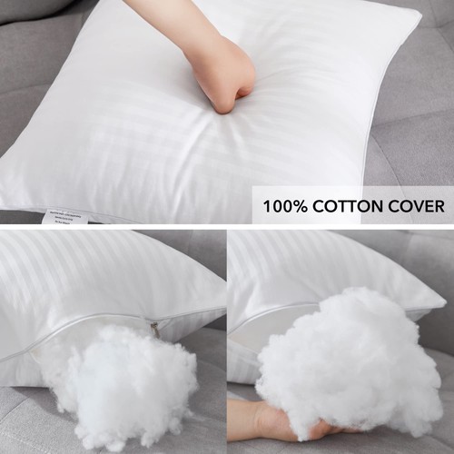 18 x 18 Throw Pillow Inserts Firm and Fluffy Decorative Square Pillows for Co... - Bild 6 von 7
