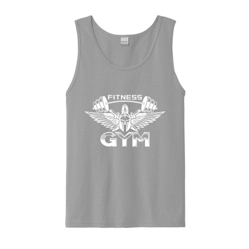 Mens Big Wing Spartan Fitness Gym Workout Sleeveless Tank Top USA Gift Unisex - Picture 3 of 7
