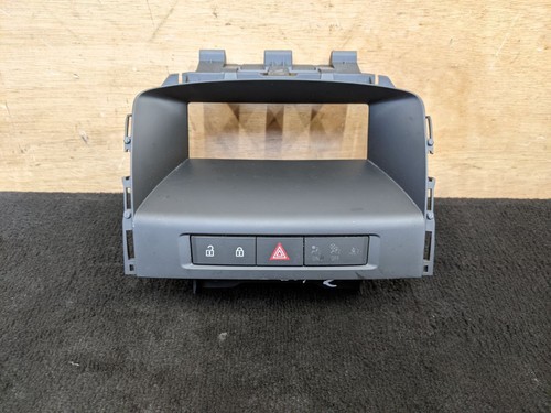 VAUXHALL ASTRA J MK6 HAZARD SWITCH PANEL DISPLAY SURROUND TRIM 340685796 - Picture 1 of 4