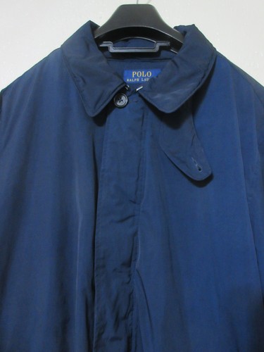 Ralph Lauren Polo Navy Blue Commuter 750 Down Trench Jacket Coat Large - Picture 3 of 13