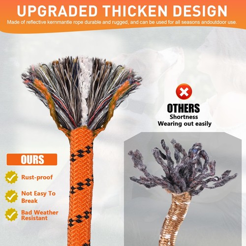 Dog Tie Out Cable for Camping 50ft, Dog Runner for Yard Hold up to 350lbs, Po... - Picture 5 of 7