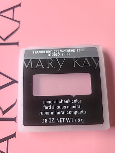 Mary Kay - ERDBEERCREME - Mineralische Wangenfarbe 0,18 Unzen KOSTENLOSER VERSAND - Bild 3 von 3