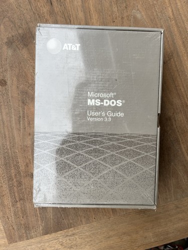 Microsoft MS-DOS Version 3.3 Vintage New Sealed AT&T - Picture 7 of 8