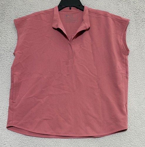 Figs Technical Collection Rafaela Damen kleines Oversize-Peeling-Top mauve
