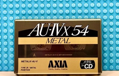 AXIA   AU IVX   54  1991  JAPAN  TYPE IV     BLANK CASSETTE TAPE (1) (SEALED)