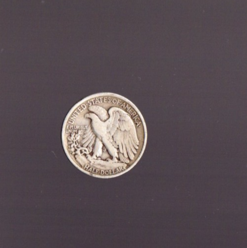 1935 Walking Liberty Half Dollar - Picture 2 of 2