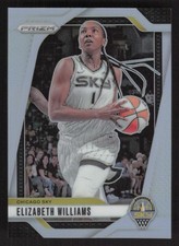 2024 Panini Prizm WNBA #24 Elizabeth Williams Silver Prizms