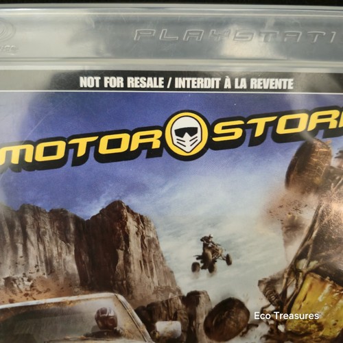 MotorStorm NOT FOR RESALE Edition Sony PlayStation 3 PS3 CIB Tested - 2 Manuals - Picture 3 of 9
