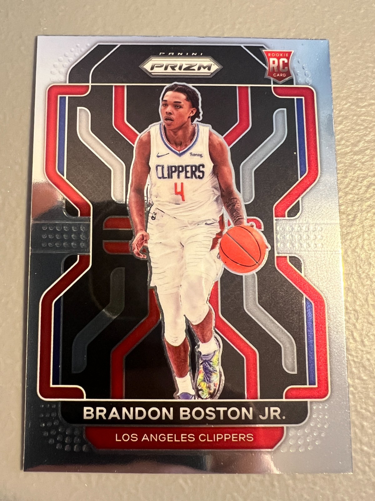 2021-22 Panini Prizm - Brandon Boston ( Los Angeles Clippers ) Rookie RC #330