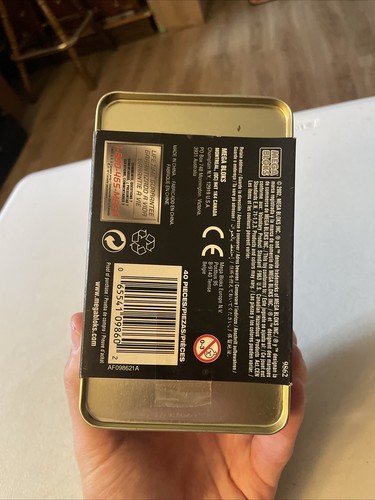 Mega Bloks Dragons War Chest Tin 2002 #9862 40 piezas nuevo sin abrir - Imagen 6 de 6