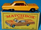 MATCHBOX LESNEY MOKO 1-75 SERIES CHEVROLET TAXI CAB No 20c MINT IN EXC + BOX